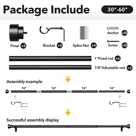 IFELS installation hardware laid out showing included screws anchors and brackets