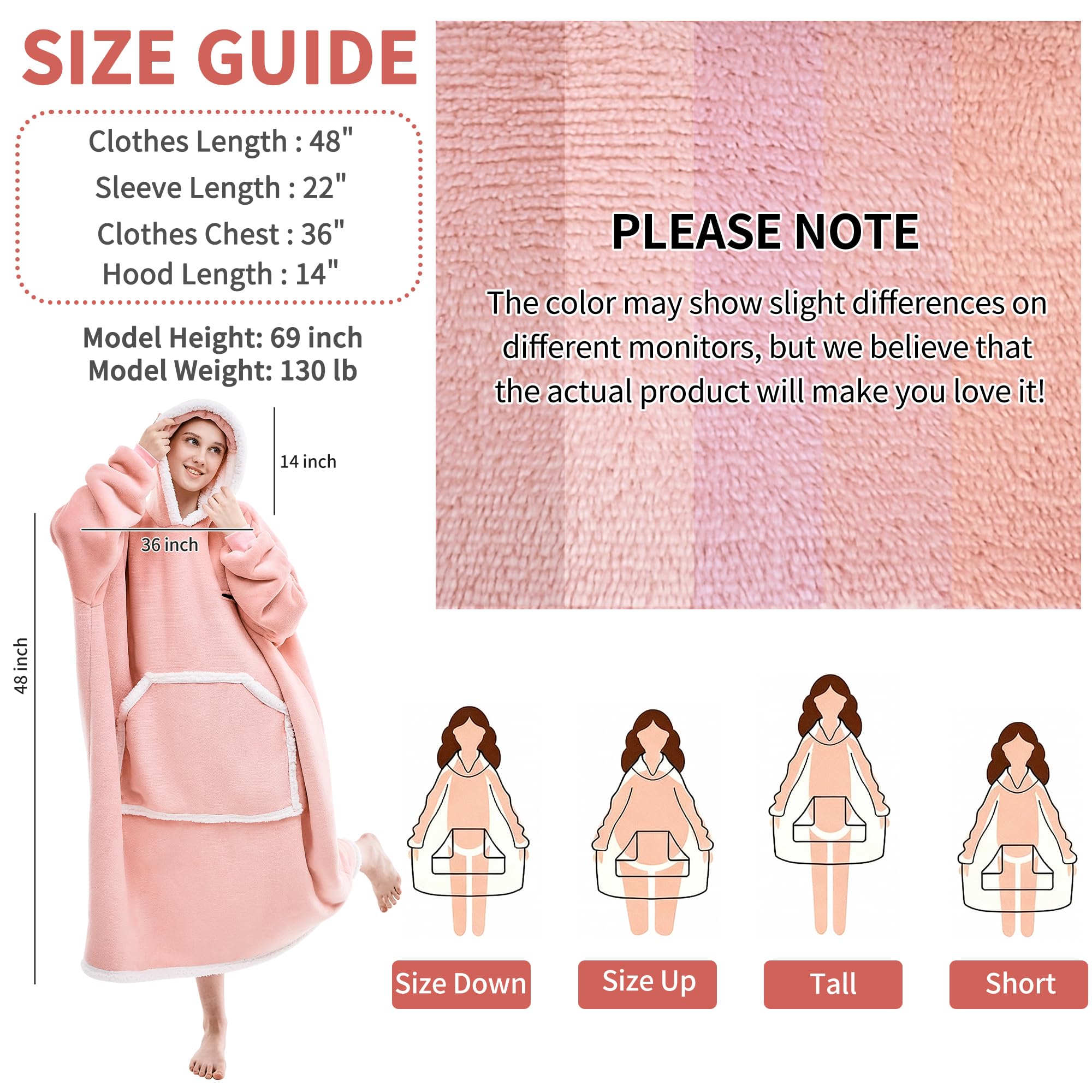 IFNOW back silhouette highlighting oversized cut for full-body coverage