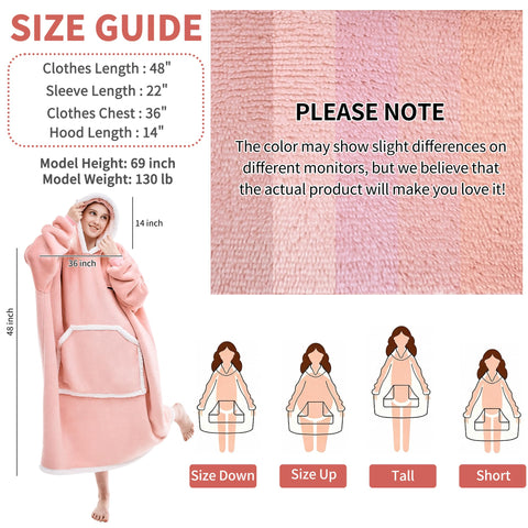 IFNOW back silhouette highlighting oversized cut for full-body coverage