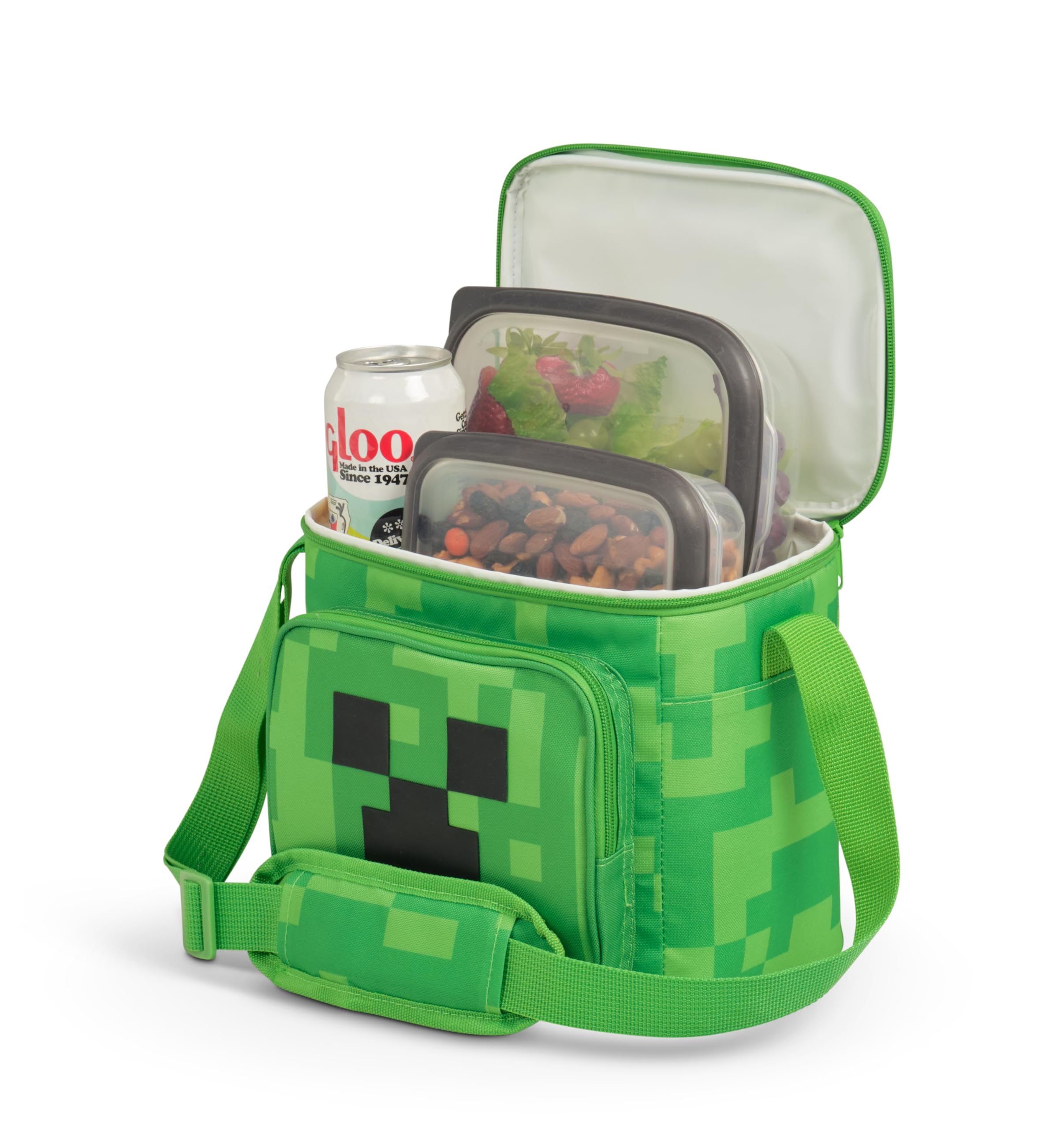 Igloo Creeper on picnic blanket with snacks showing stylish themed lunch solution
