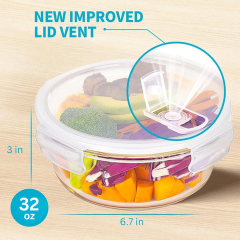 Igluu Meal Prep containers stacked to save cupboard space and tidy kitchens benefit