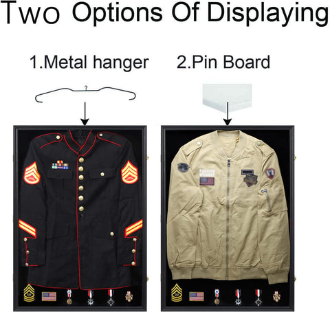 IHEIPYE interior velvet-like lining close-up protecting fabric and preventing wear on displayed uniform