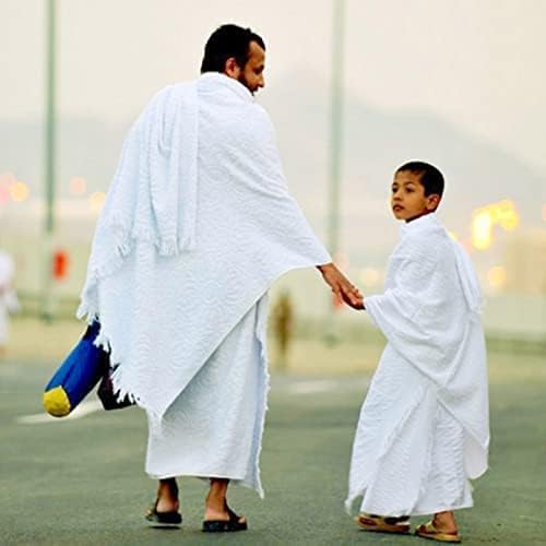 IHRAM CENTER close-up of cotton texture offering breathable soft comfort