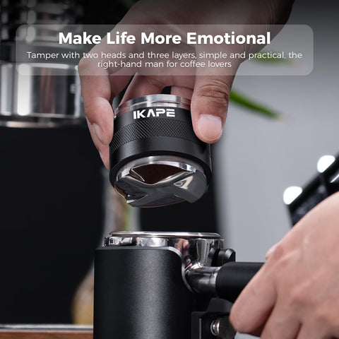IKAPE matte black stainless finish demonstrating durable corrosion-resistant construction