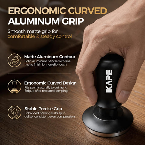 IKAPE threaded base connection showing secure fit and reduced wobble benefit