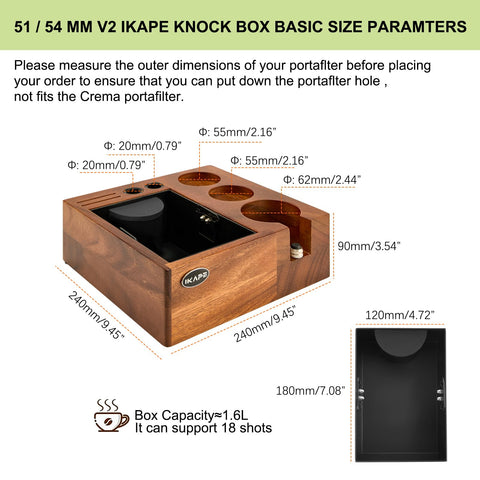 IKAPE size comparison with hand shows compact footprint for small spaces