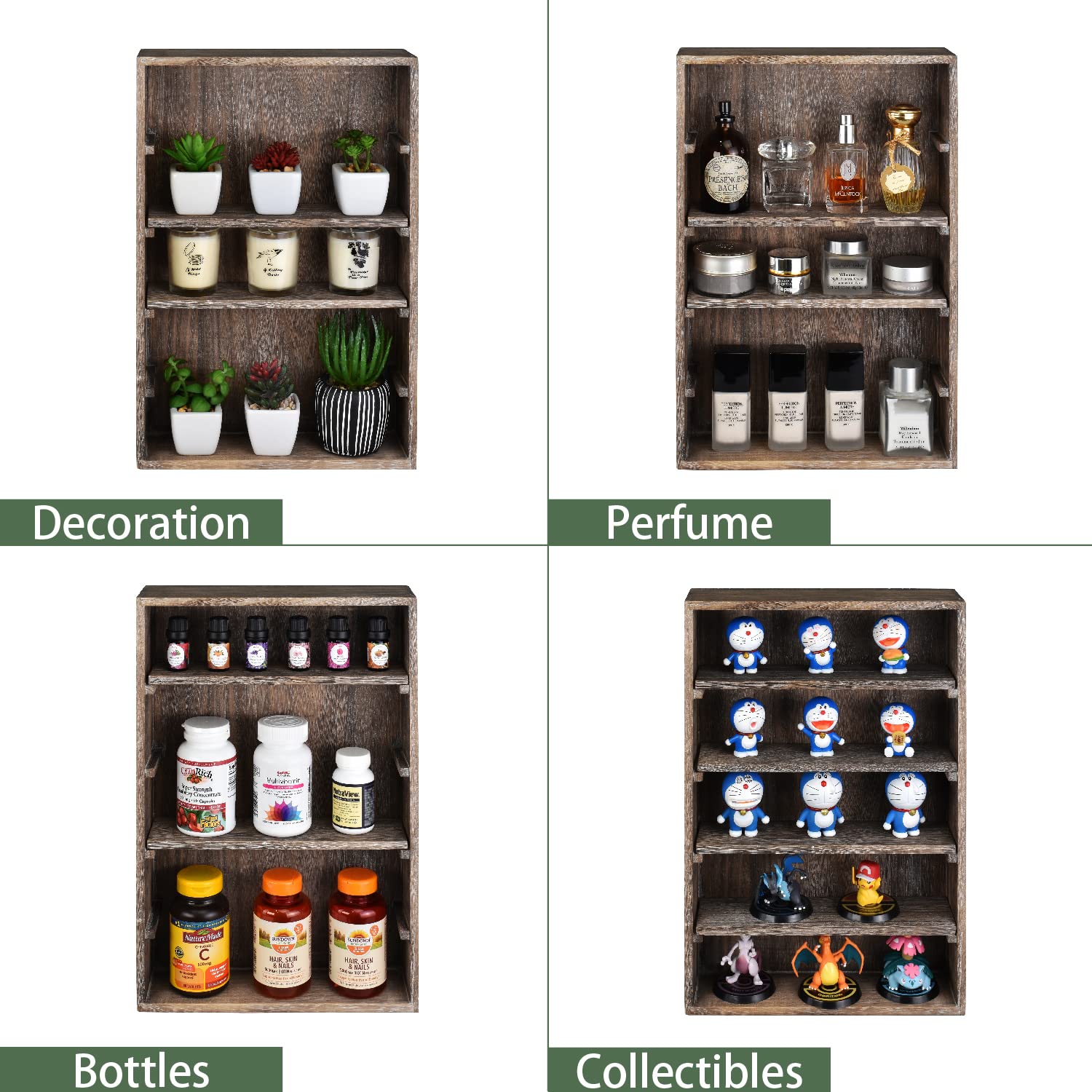 Ikee Design in bathroom with cosmetics and perfumes for organized daily routine