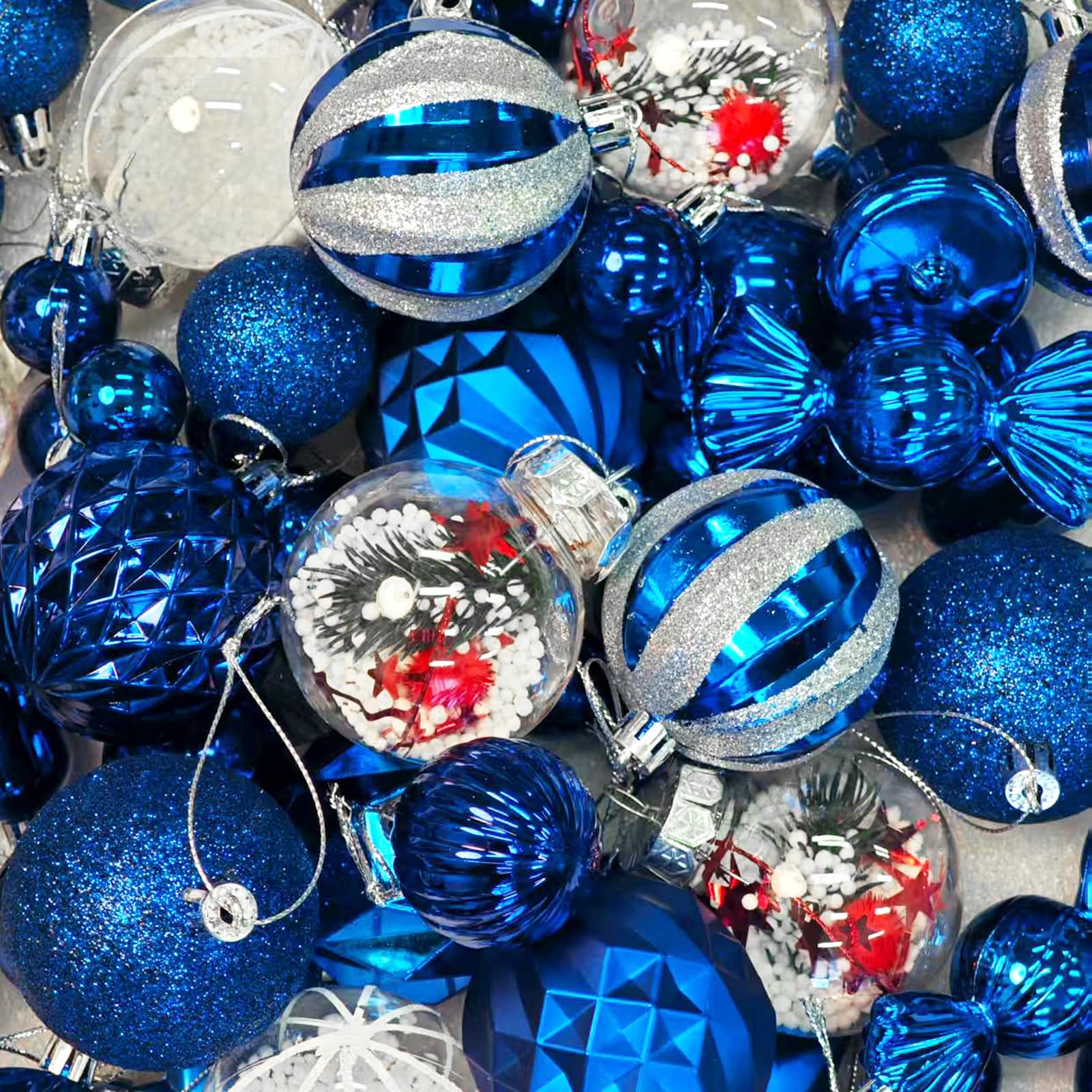 ILLUMINEW ornaments displayed on a decorated Christmas tree for festive appeal