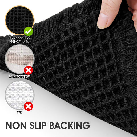 IM HOME non-slip backing detail showing improved grip for safety