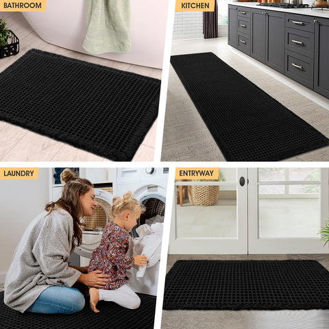 IM HOME folded mat in storage showing easy care and compactness