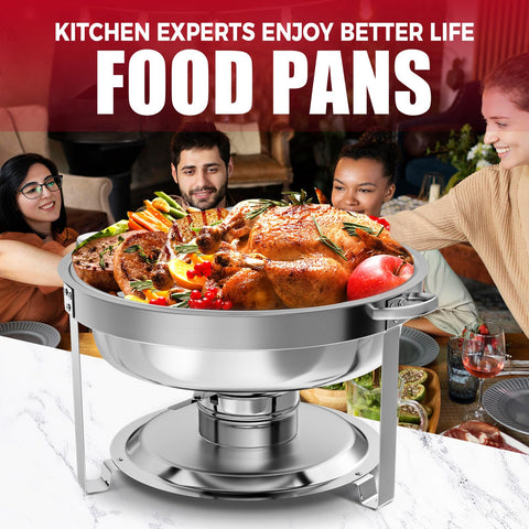 IMACONE size comparison with 5QT pan showing portion planning benefit
