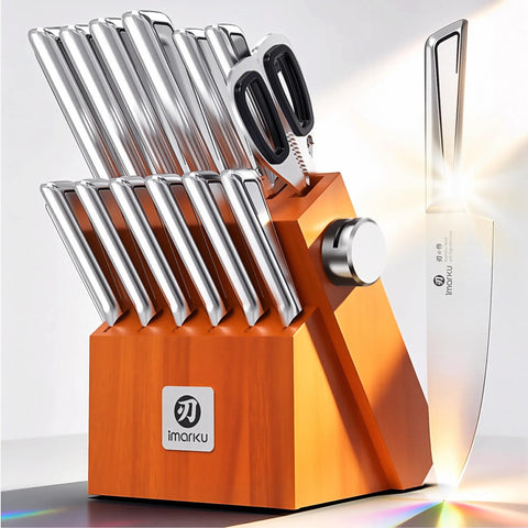 imarku front block overview showing full 14-piece set and organized storage benefit
