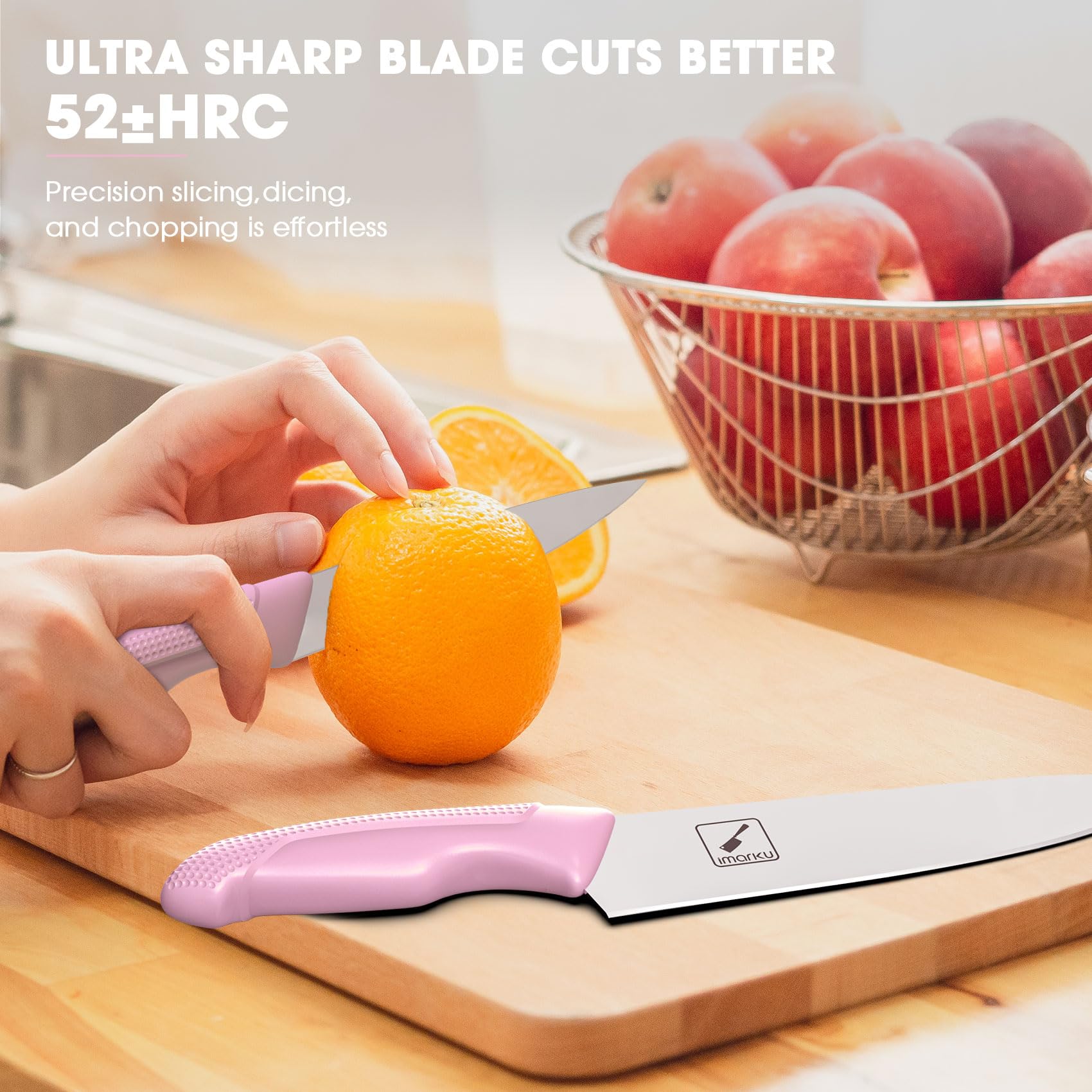 imarku handle ergonomic texture giving non-slip comfortable grip benefit