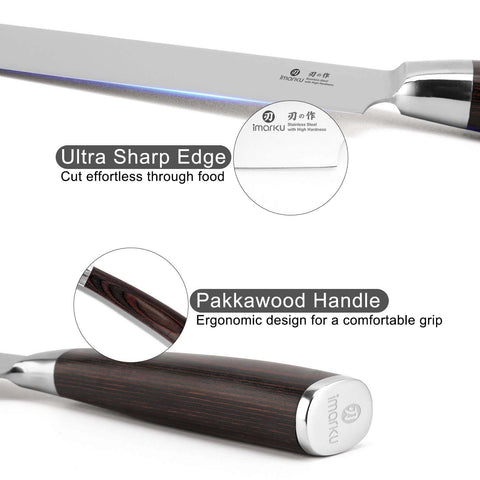 imarku chef knife in kitchen use providing precise slicing benefit