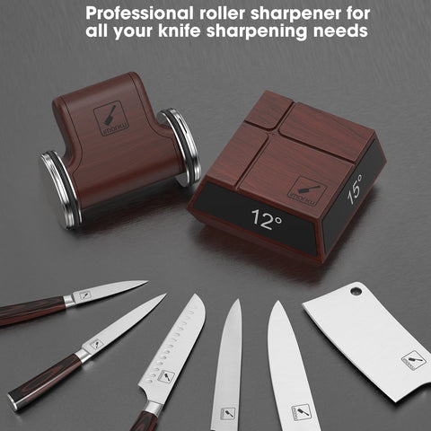 imarku size comparison next to a full-size knife showing compact storage benefit
