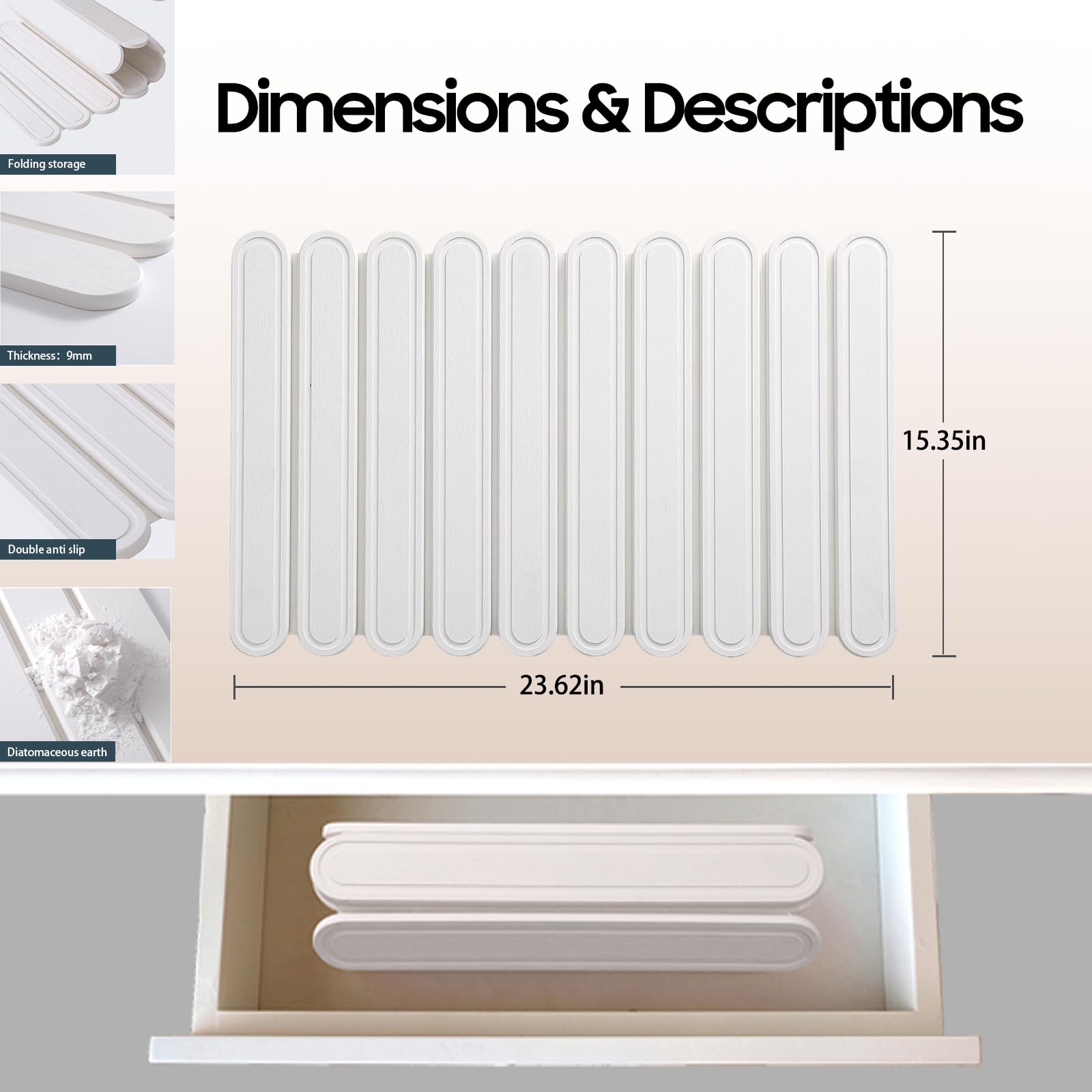 imgrose lifestyle kitchen counter scene, blends with decor and protects surfaces benefit