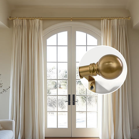 Immiehh close-up of baked warm gold metal finish delivering durable style