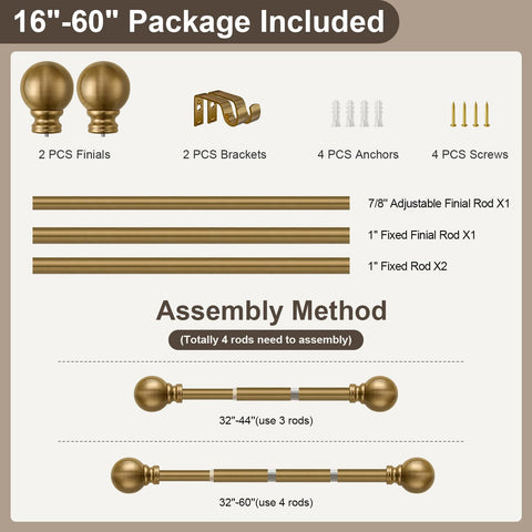 Immiehh packaging with hardware and manual included for complete, quick installation