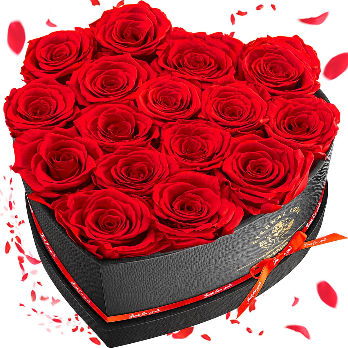 Impouo heart-shaped box front view showing elegant gift presentation and immediate impact