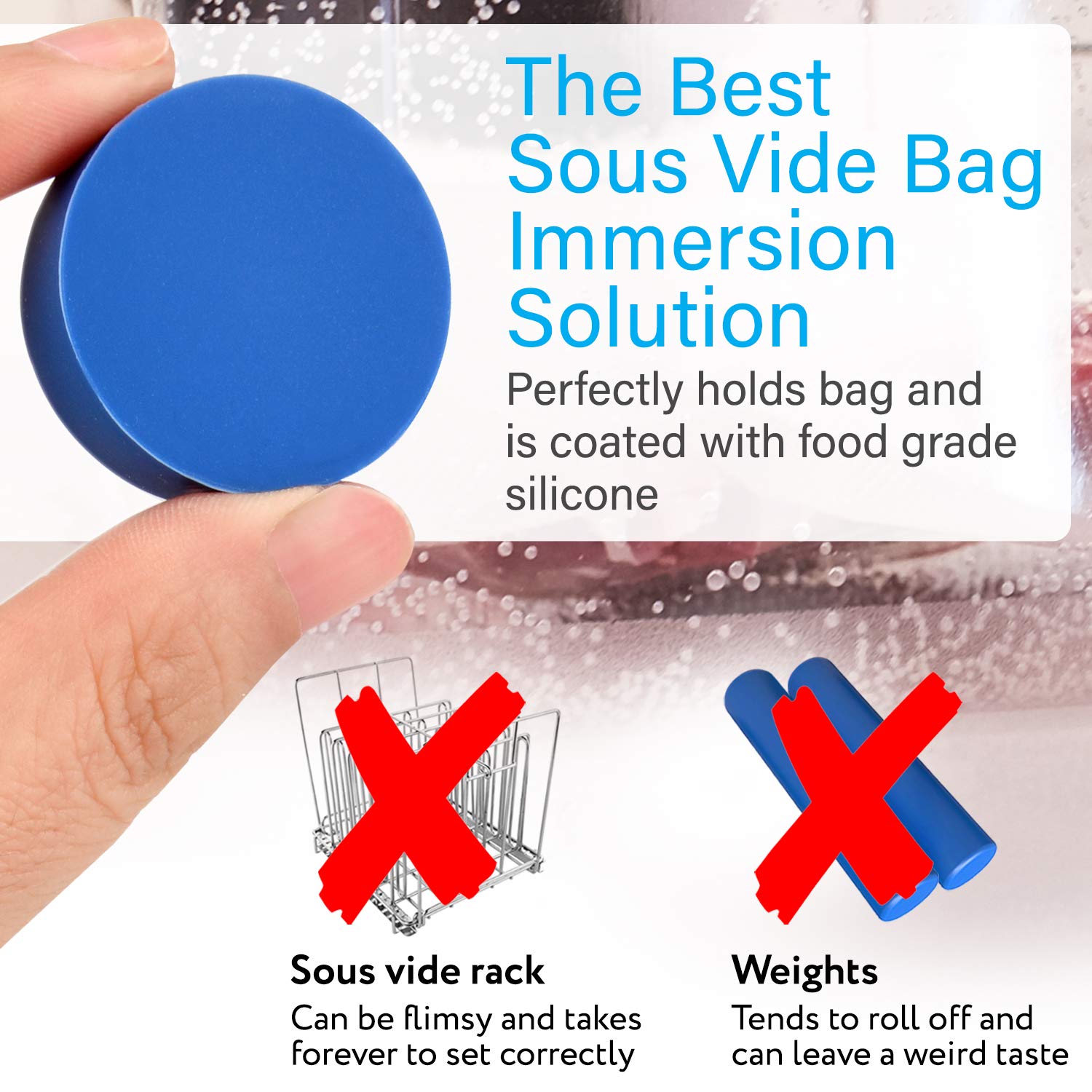 IMPRESA size comparison next to hand showing compact clip footprint and convenience