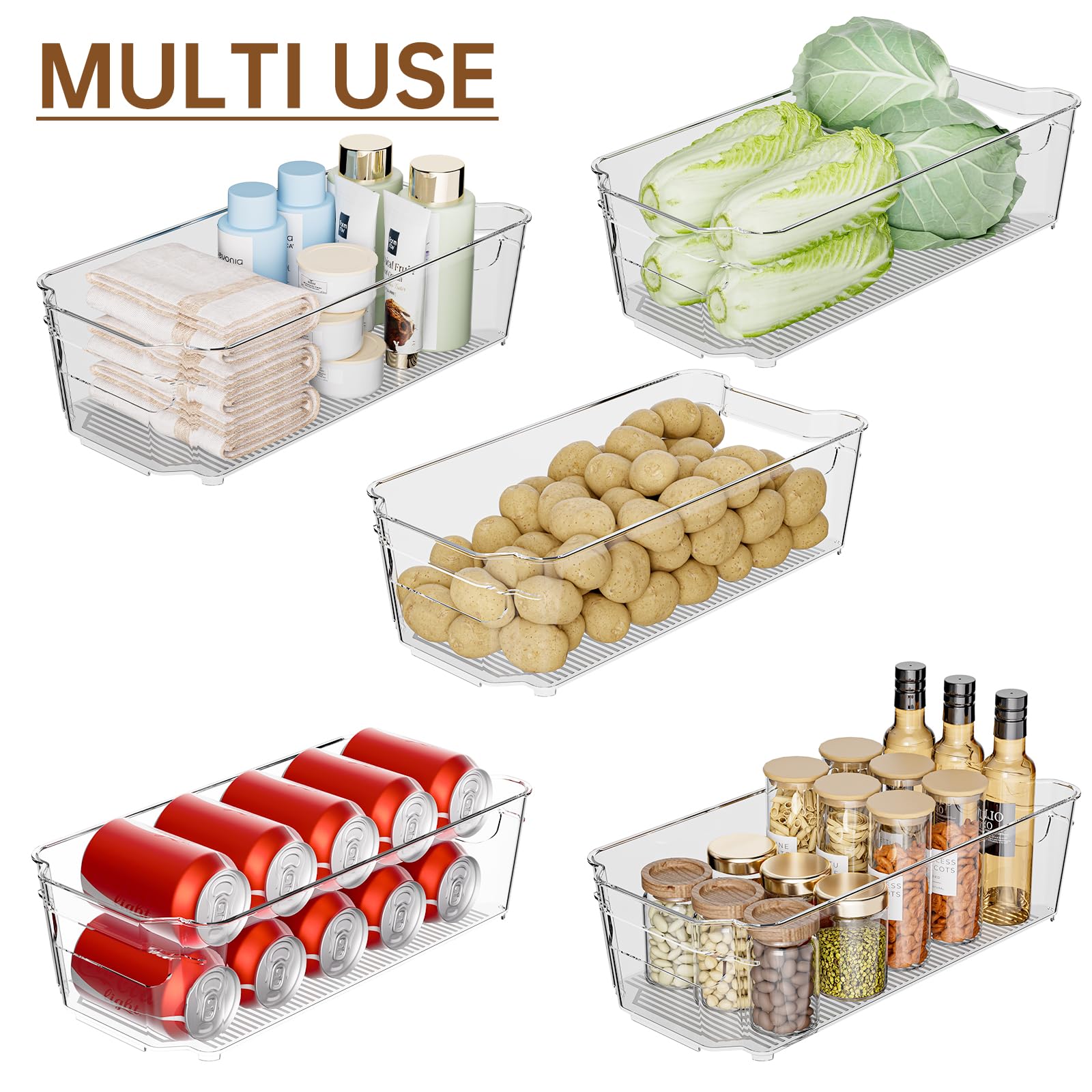 incostar lifestyle kitchen counter scene showing portable bins simplifying meal prep benefit