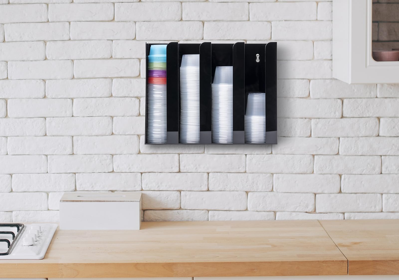 Inevibe base with rubber bumpers providing stable countertop placement and slip resistance
