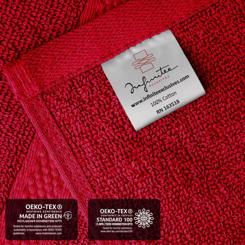 Infinitee Xclusives texture closeup demonstrating absorbency and quick-dry