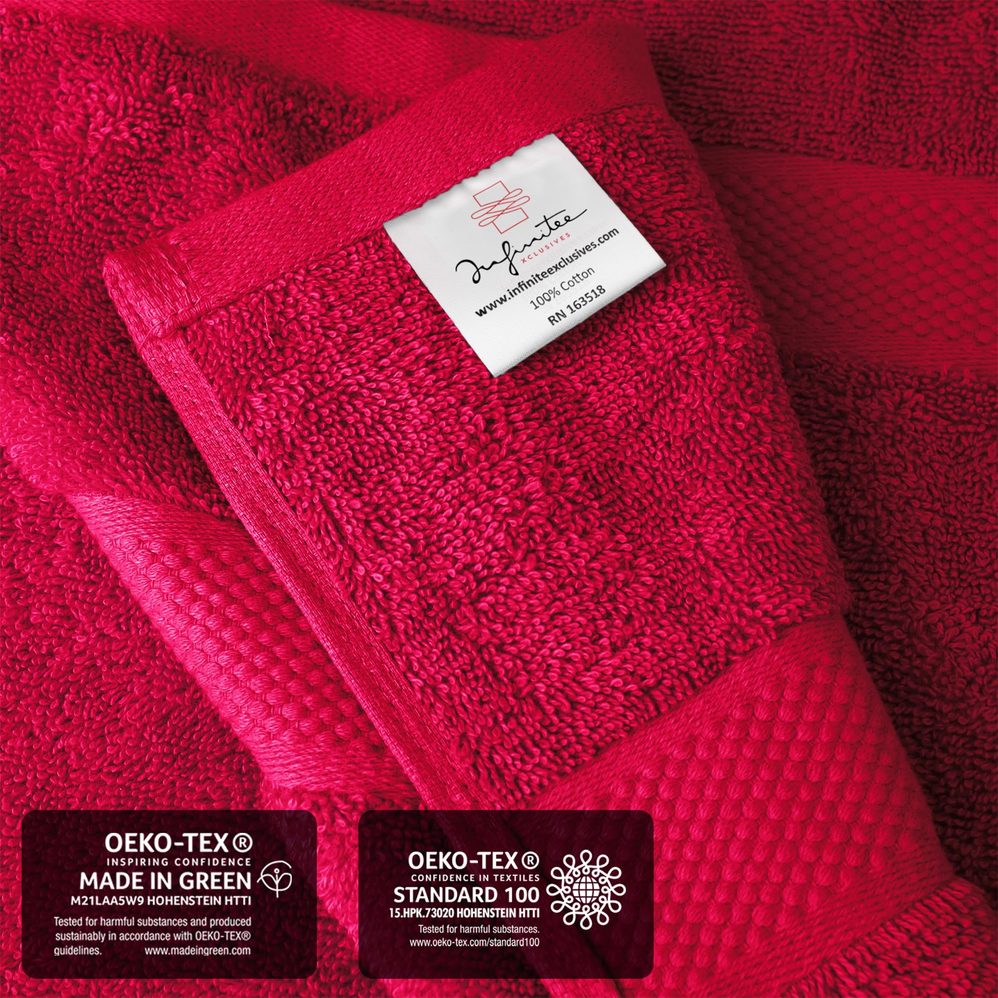 Infinitee Xclusives terry cloth close-up showing soft texture benefit