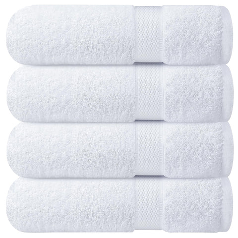 Infinitee Xclusives front-packaging showing four neatly folded towels, great for gifting
