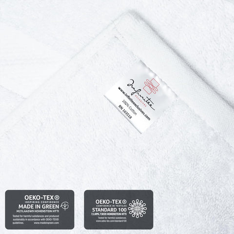 Infinitee Xclusives hand drying in use showing quick moisture removal and comfortable feel
