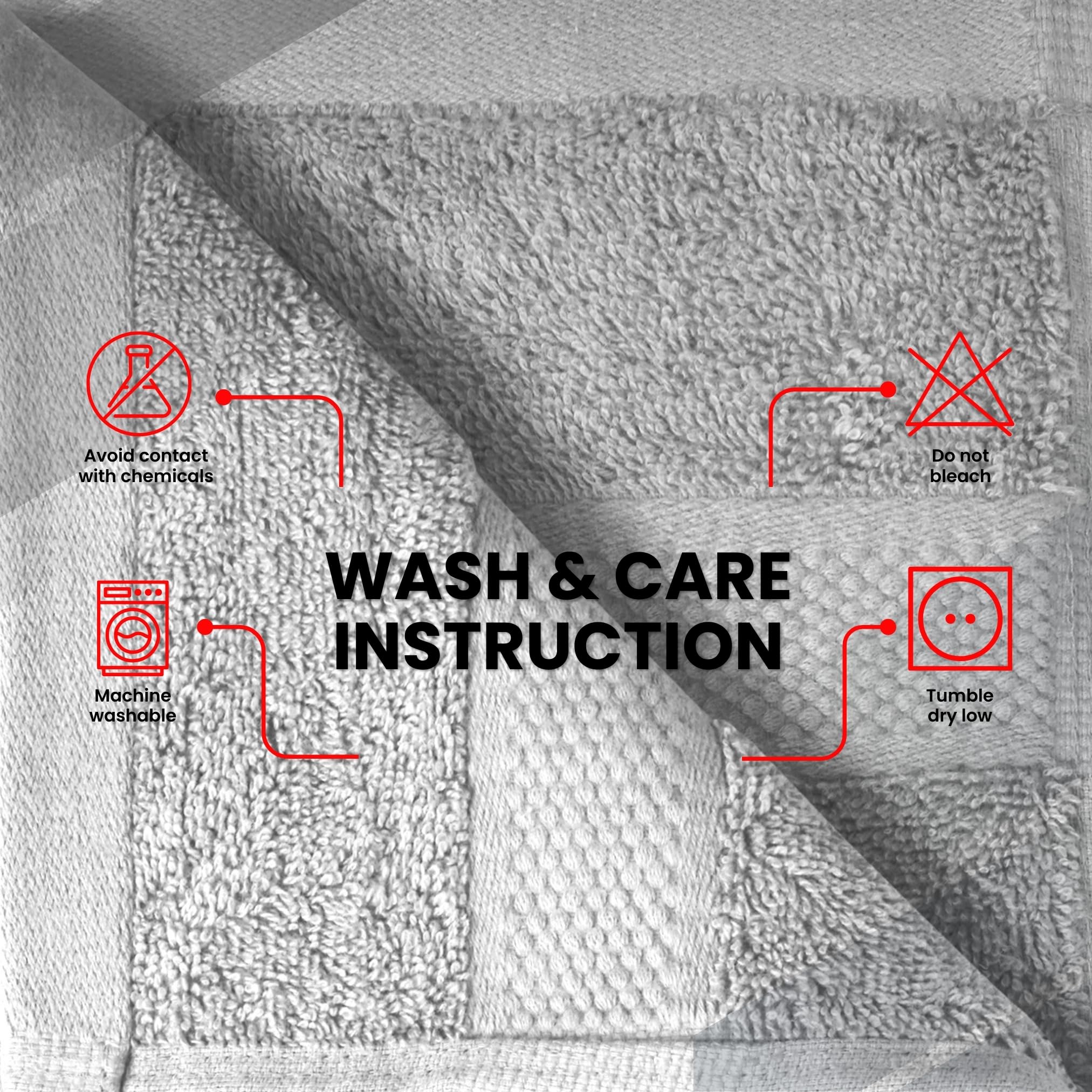 Infinitee Xclusives towel used in kitchen showing versatile multiroom use