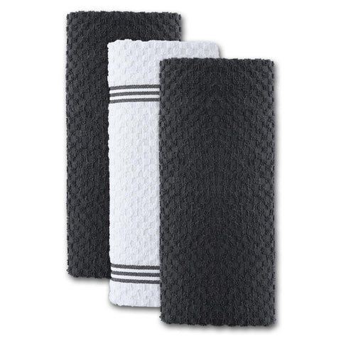 Infinitee Xclusives towel on kitchen counter in use illustrating everyday utility