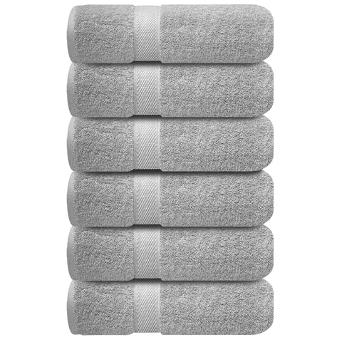 Infinitee Xclusives towels in spa-style setting conveying hotel-quality look