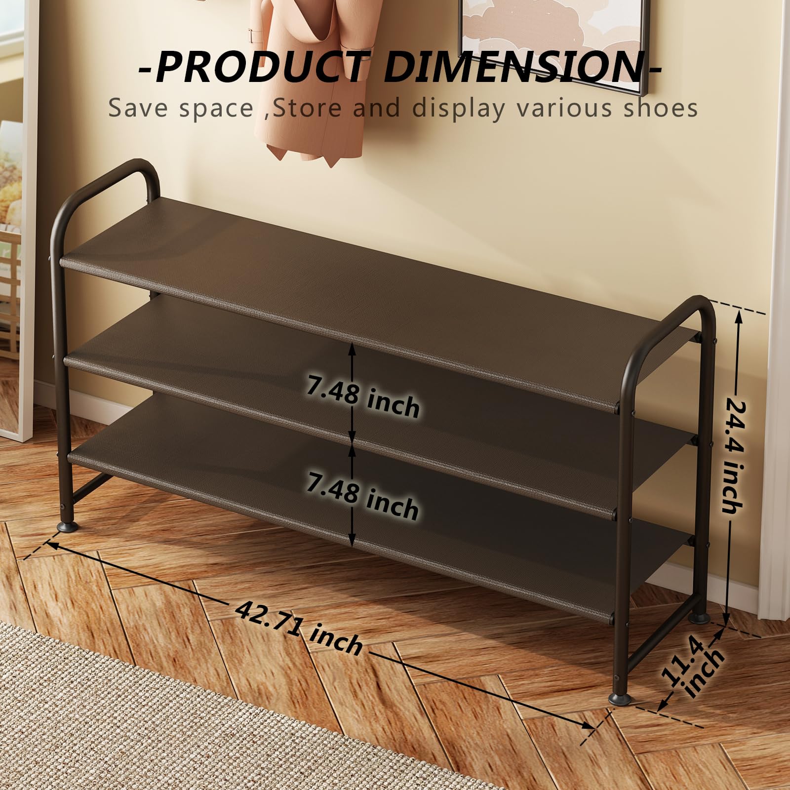 INGIORDAR shoe configuration demo with removed shelf for tall boots