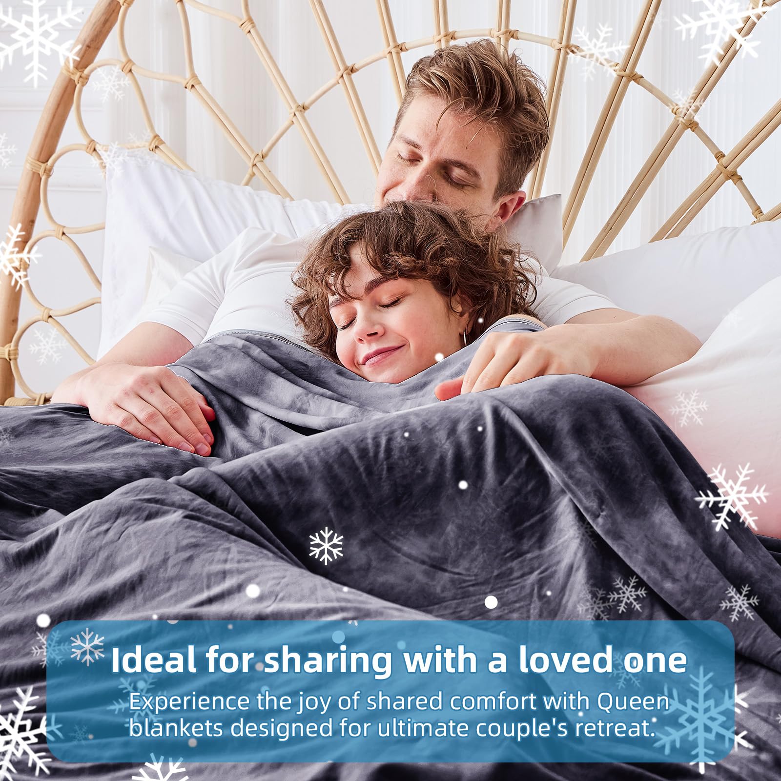 inhand sofa draped cooling blanket in use offering breathable lounge comfort benefit