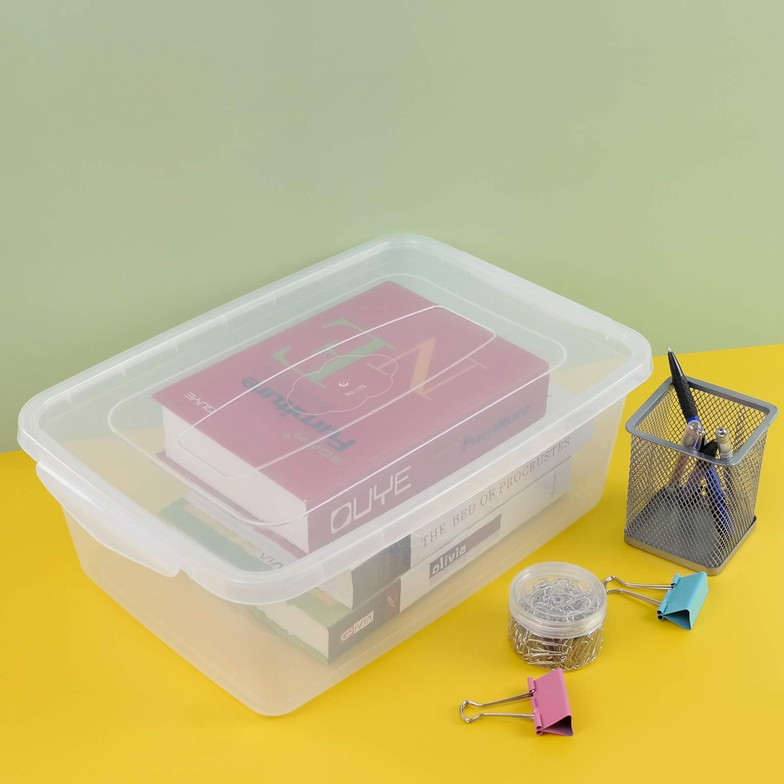 Inhouse nested boxes illustrating compact storage when not in use for space savings