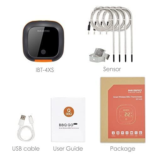 Inkbird stainless probes and cables displayed for multi-point monitoring benefit