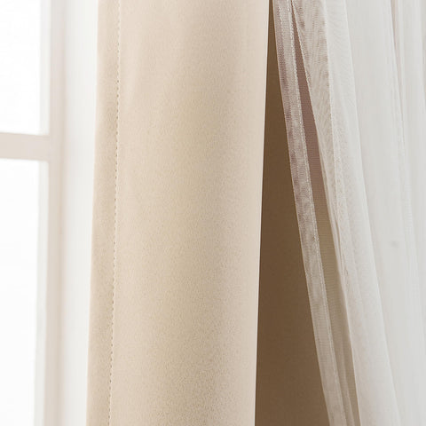 INLINAS fabric fold showing smooth polyester texture for wrinkle resistance and durability