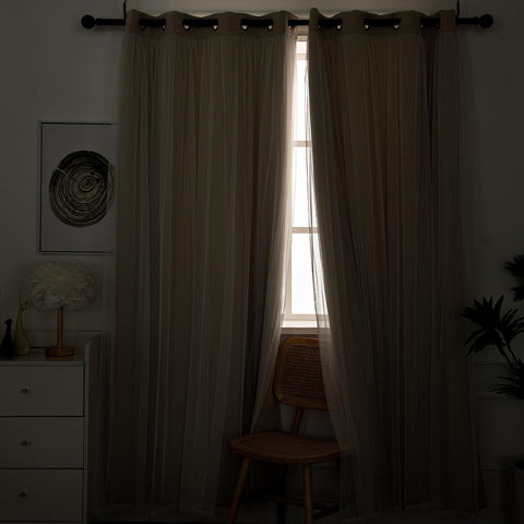 INLINAS grommet top detail for easy installation and smooth curtain movement