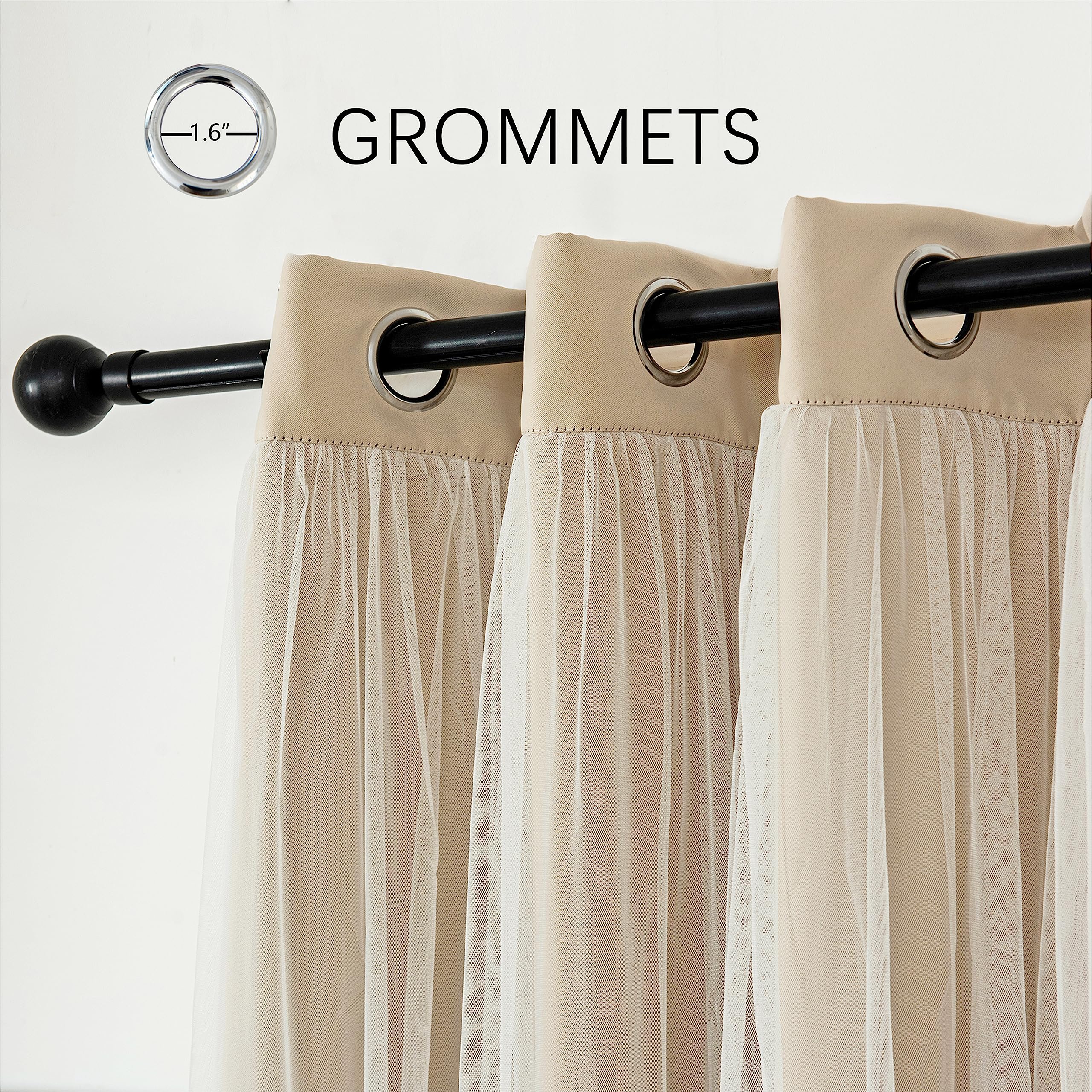 INLINAS curtains styled in a living room boosting decor and practical light control