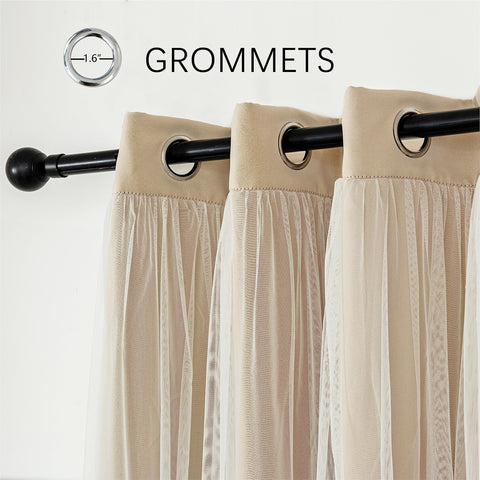 INLINAS curtains styled in a living room boosting decor and practical light control