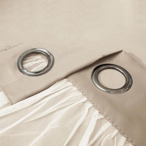 INLINAS care label close-up indicating machine washable convenience for easy maintenance