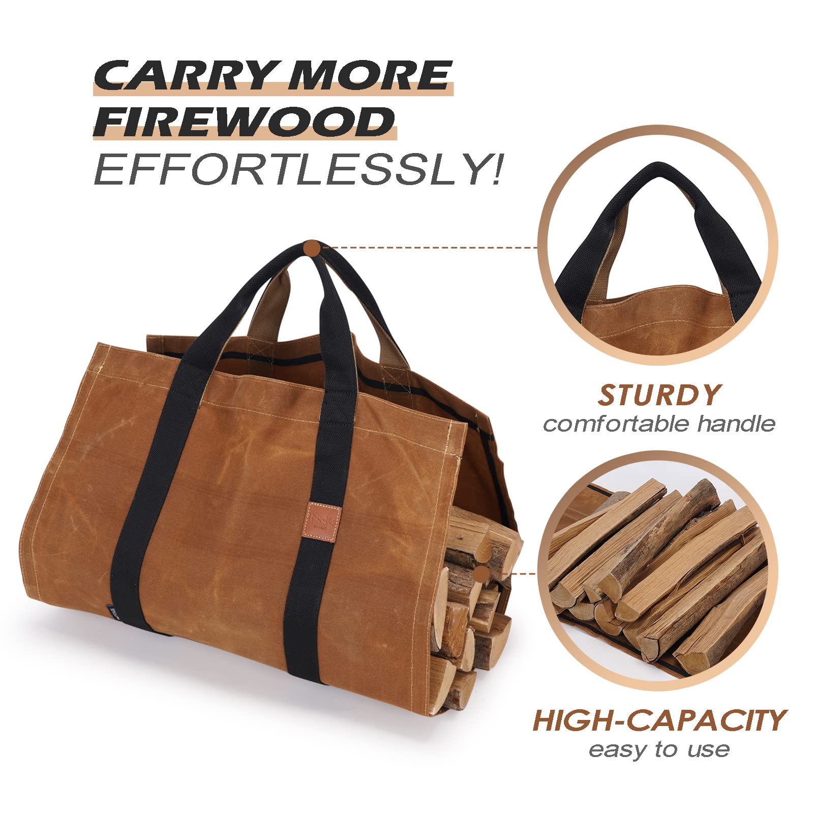 INNO STAGE reinforced double straps and stitching detail for strong load support