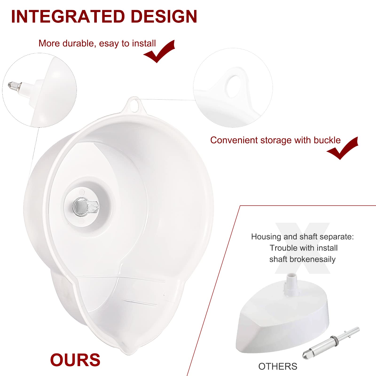 InnoMoon deep housing side view minimizing splashes during juicing