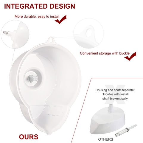 InnoMoon deep housing side view minimizing splashes during juicing