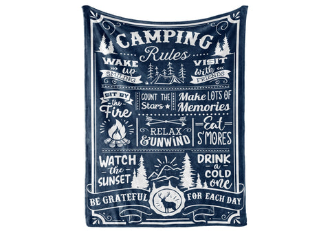 InnoBeta front packaging showing camping throw and gift-ready appeal