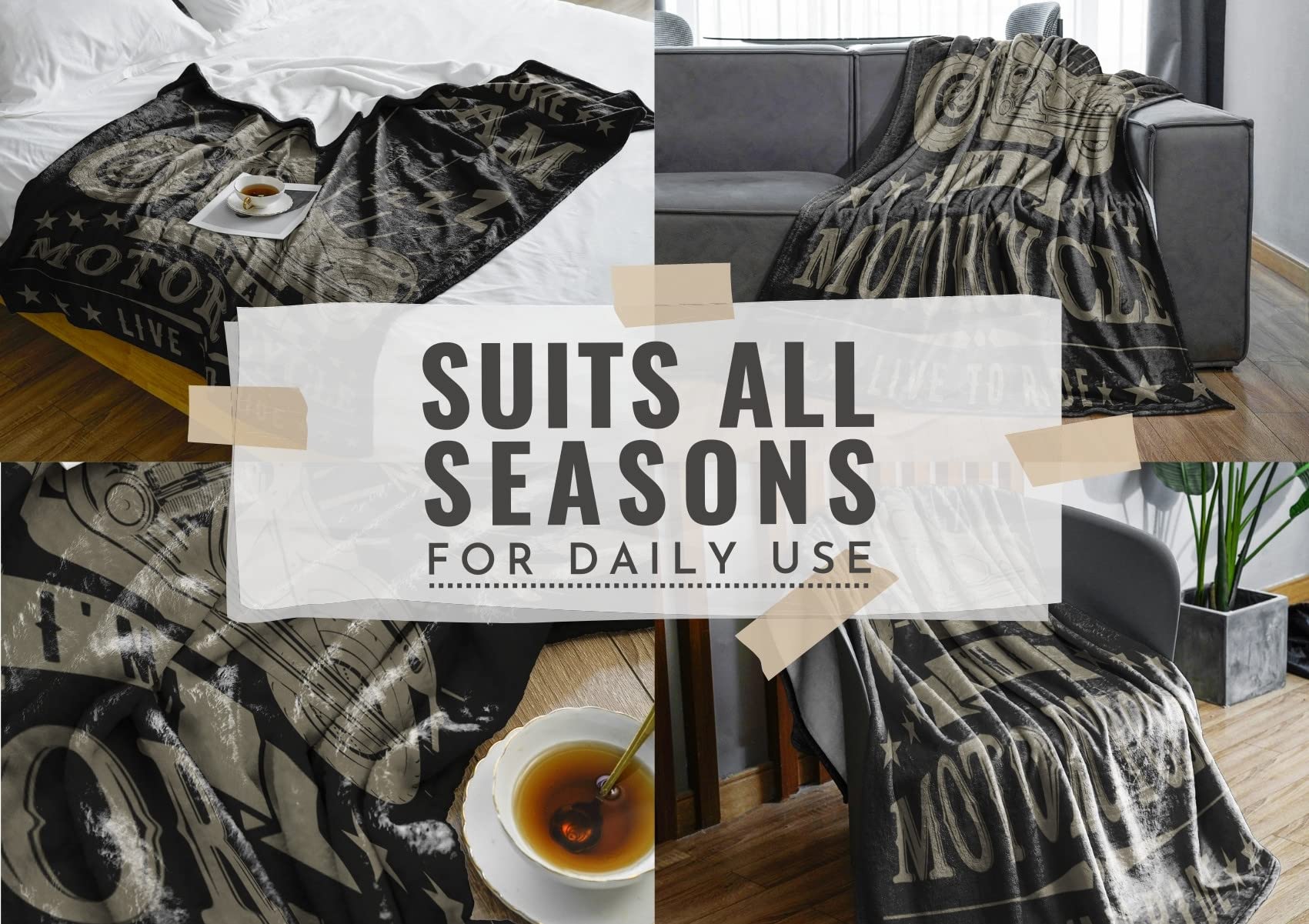 InnoBeta gift-ready blanket in lifestyle setting conveying great presentability
