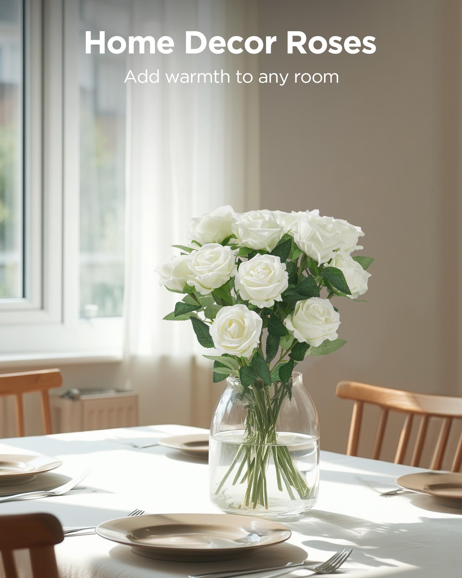 InnoGear arranged in clear vase demonstrating instant, maintenance-free decor benefit
