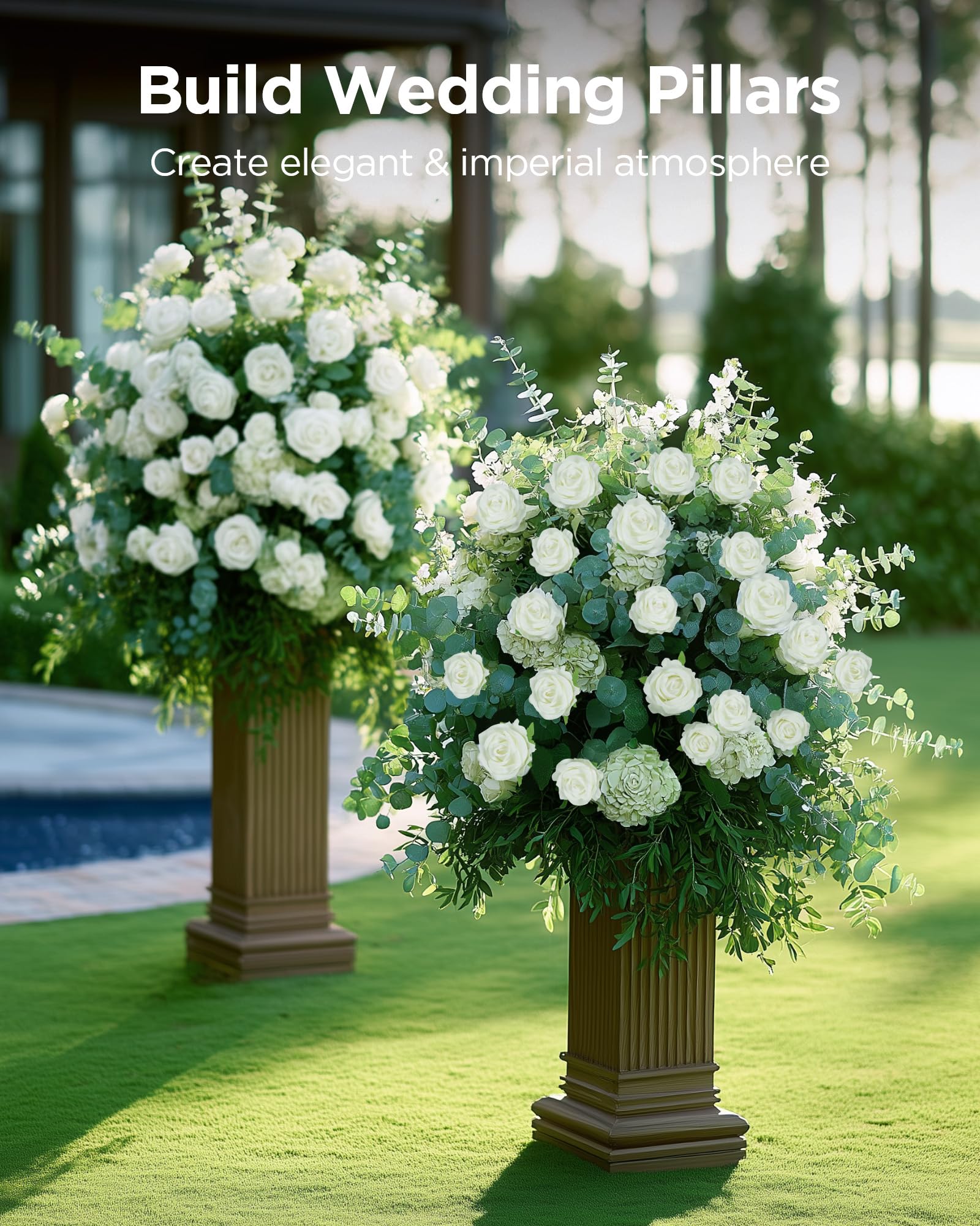 InnoGear roses woven into wreath illustrating craft versatility and durability benefit