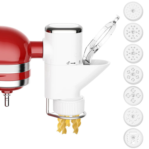 InnoMoon pasta press front assembly showing mount and polished finish for reliable performance